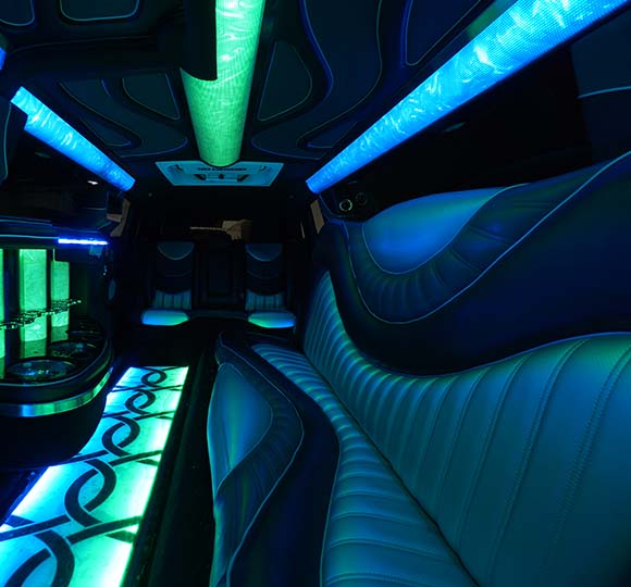 gorgeous limo interior bellevue wa