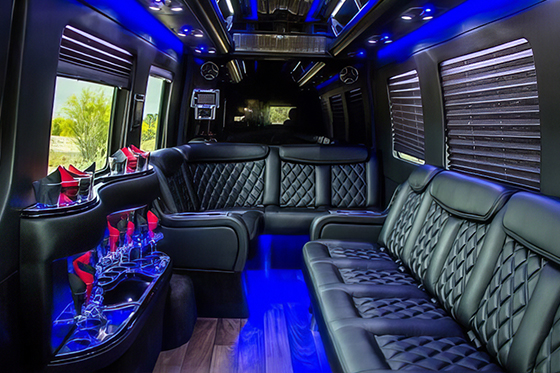 sprinter van rental interior