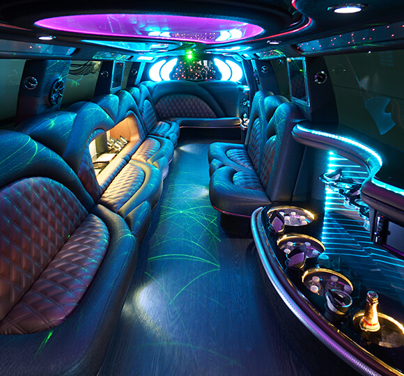 party bus interior