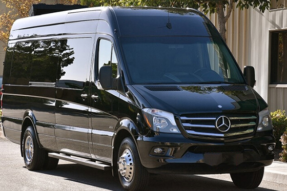 12-passenger mercedes exterior