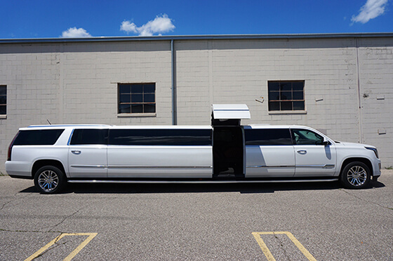 20-passenger limousine exterior