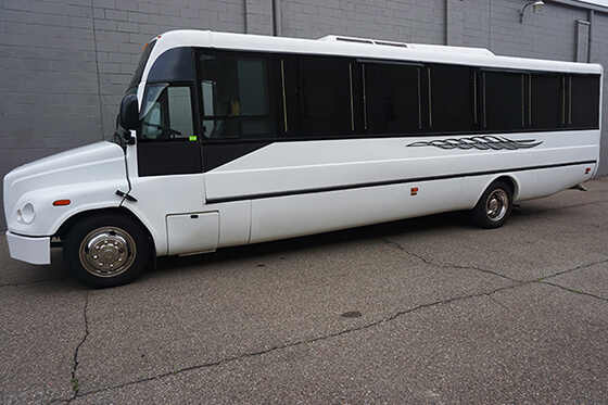 35-passenger bus exterior
