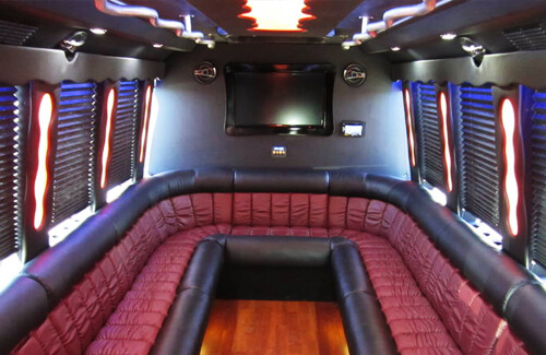 Comfortable seating at our vehicles