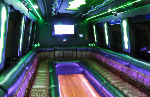LED lights in our luxury buses